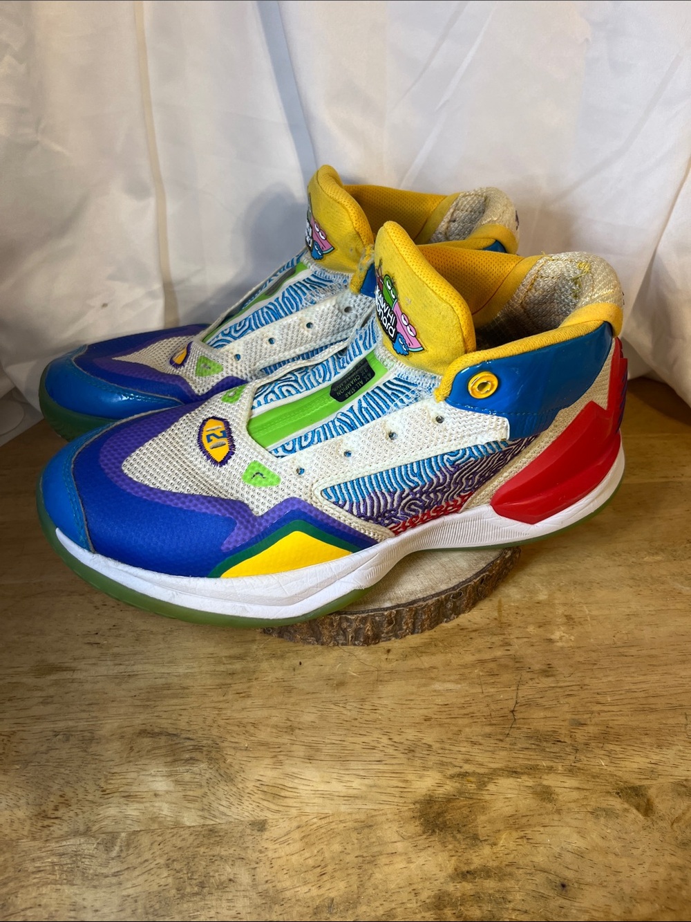 New Balance Kids Kawhi Leonard Jolly Rancher Multi-Color Sneakers Boys Size 6